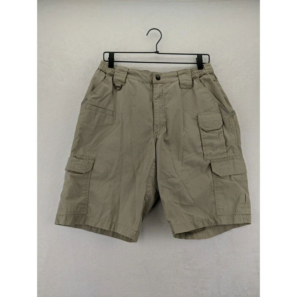 5.11 Tactical Series 73308 Cargo Shorts Mens 32 Utility Ripstop Tan